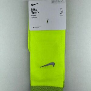 Nike Spark Men's Running Socks - Neon Yellow